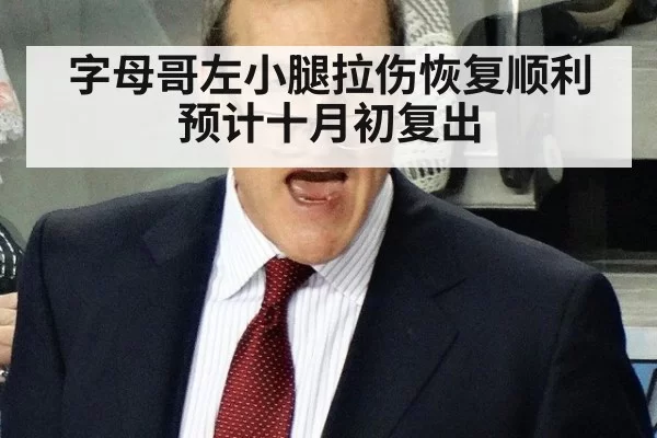 字母哥左小腿拉伤恢复顺利预计十月初复出